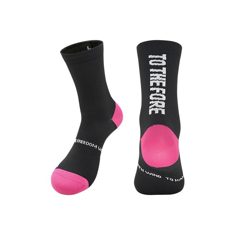 Premium Unisex Mid-Calf Running Socks, Terry Bottom, Ideal for Cycling and Fitness