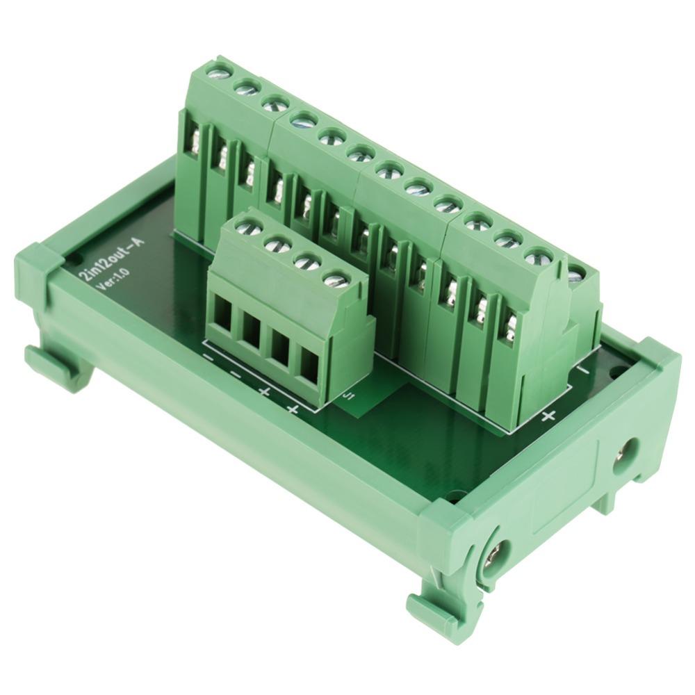 12 Position Power Distribution Module Terminal Block Distribution Board  Automation System