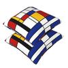 Piet Mondrian 2 Pcs Square Pillowcase Pillow Cover Cushion Decor Comfort Throw Pillow For Home Car