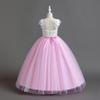 Mädchen Rosa Träger Tüll Prinzessinnenkleid Kinder Festliches Kleid