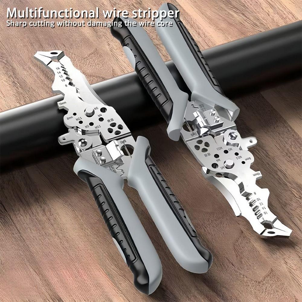Wire Cutter Wire Stripper Pliers With Elbow Electrical Pliers  Electrician Hand Tools