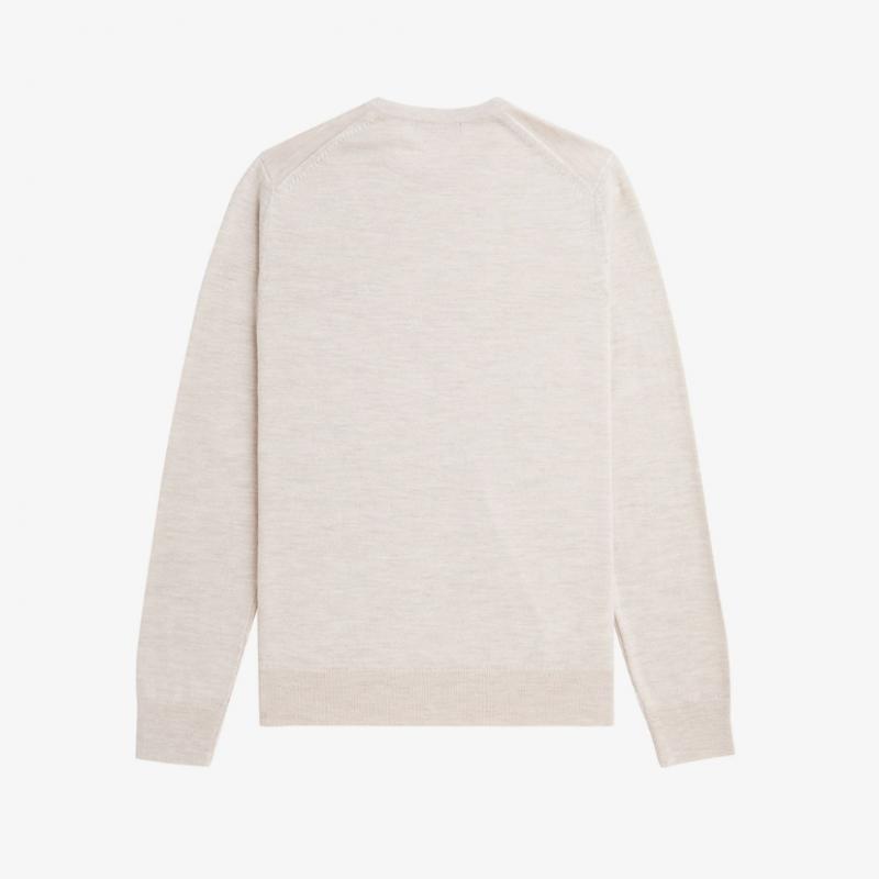 Fred Perry [genuine] Fred Perry [baseline] Classic Crewneck Merino Wool Blend Knit  X23  Afpm2439601 X23 qzgAfpm2439601 X23