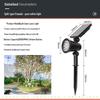 Solar LED Garden Landscape Spotlight - Waterproof Outdoor Lawn Light