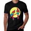 Scarlet Macaw Tshirt Plus Size Summer Casual Tshirt