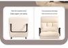 Dual-Use Reclining Office Chair: Foldable Nap Bed/Sofa Seat with Adjustable Backrest