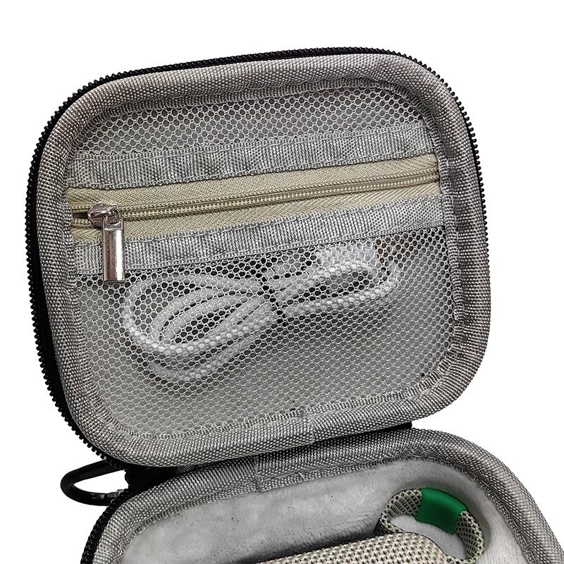Hard Travel Case Shockproof Portable Storage Bag with Hand Rope & Carabiner Speaker Carrying Bag for JBL Go 4 Portable Speaker