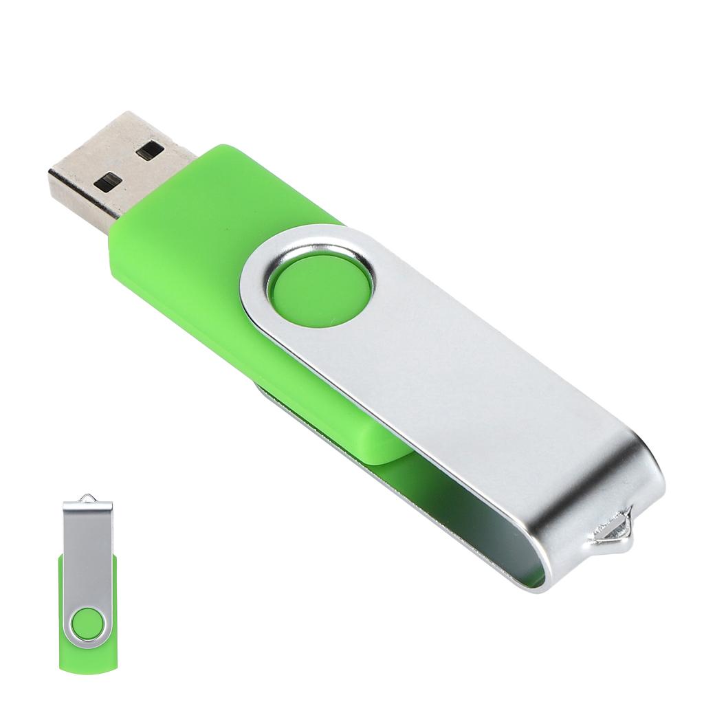 USB kľúč Candy Green Otočný Prenosný úložný pamäťový kľúč pre PC Tablet