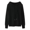 Women's Slim Fit Hooded Wool Cardigan Sweater - Knitted Long Sleeve Versatile Pullover Base Layer