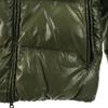 DUVETICA ADHARA Down Jacket 38 Khaki With Raccoon Fur Women Used