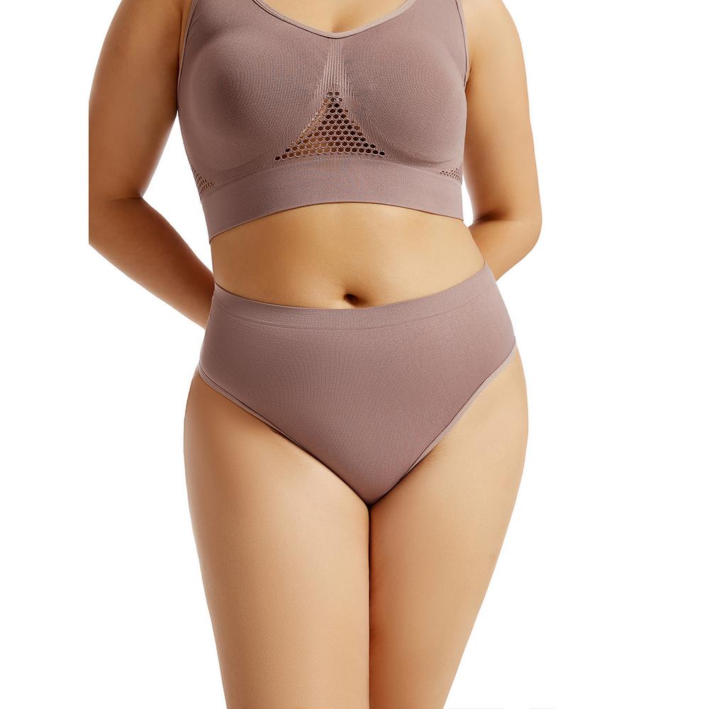 6Pcs Plus Size Women's Thongs Panties Underpants High Elasticity Low Waist Sexy Cotton Comfortable Underwear T-strings