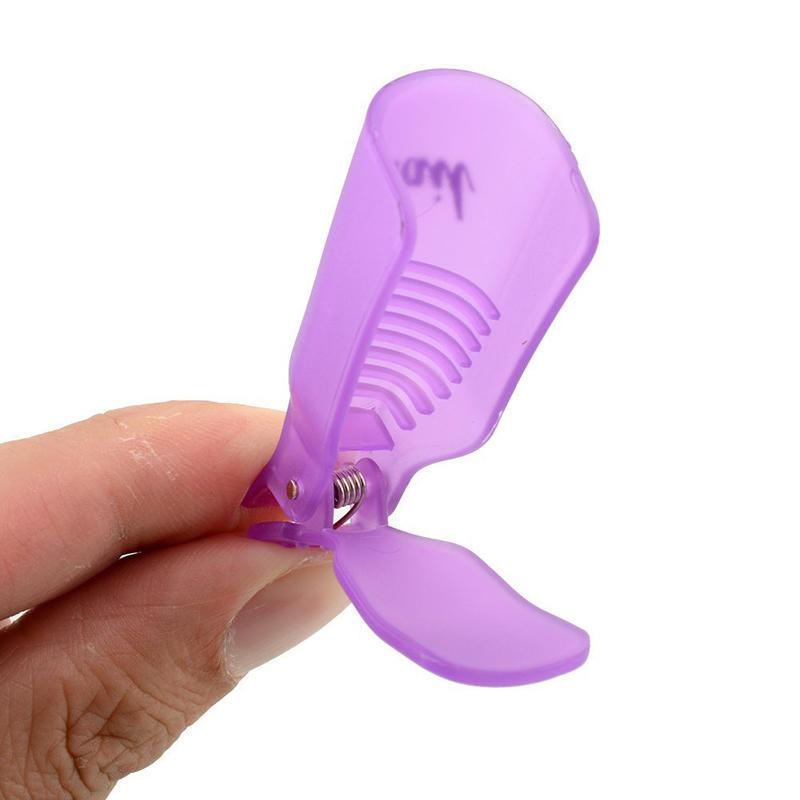 Sets Acrylic Plastic Nail Art Soak Off Cap Clip UV Gel Polish Remover Wrap Tool
