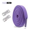 1Pair Diamond Lock Shoelaces Without ties Elastic Laces Sneakers No Tie Shoe laces Kids Adult 0.8cm Flat Shoelace for Shoes