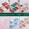 Europäische und amerikanische Weihnachten 3D Niedliche Cartoon Gel Nagelsticker für Kinder - Wasserdicht und halbgehärtet