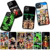 Cover for Apple iPhone 16 15 14 Plus 13 12 Mini 17 Pro Max + ProMax 16E Air 16+ 15+ Phone Case Roronoa Zoro One Piece Luffy