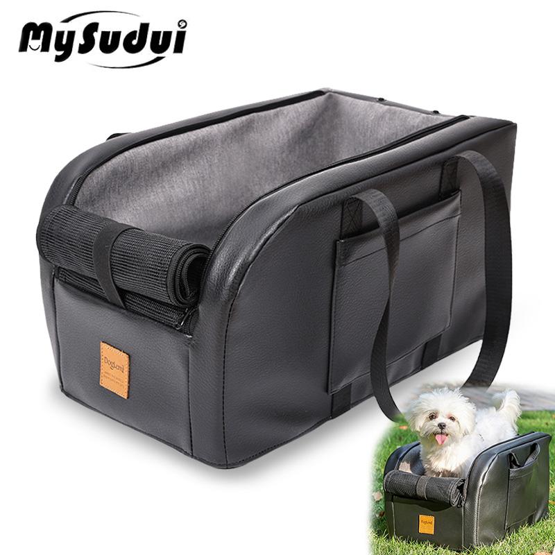 

Дышащее автокресло для собак, портативный бустер для домашних животных, автомобильная кровать, сетчатая передняя крышка с регулируемыми ремнями для щенка, кошки, безопасность путешествий