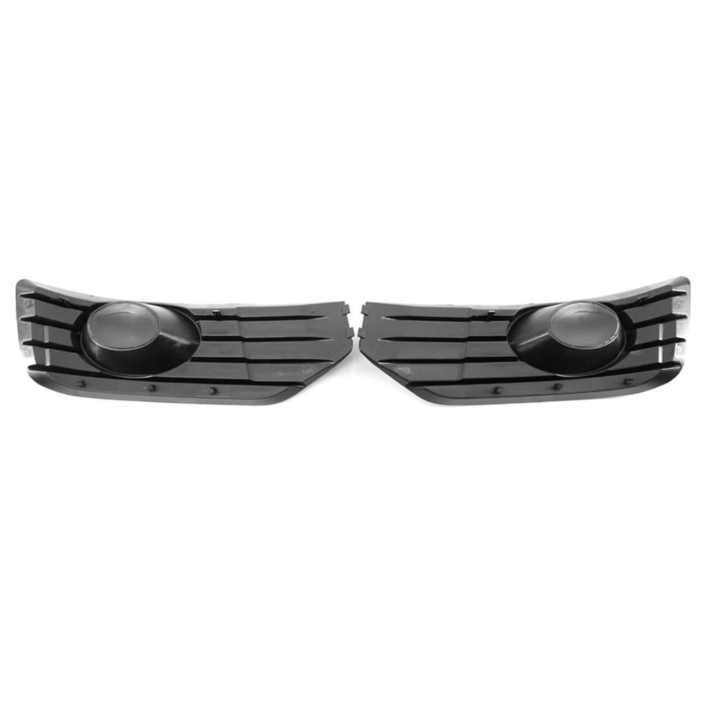 Front Bumper Fog Grill Cover Premium Quality Fog Light Cover Replacement for Volkswagen T5 T5.1 Sportline 2010 2015