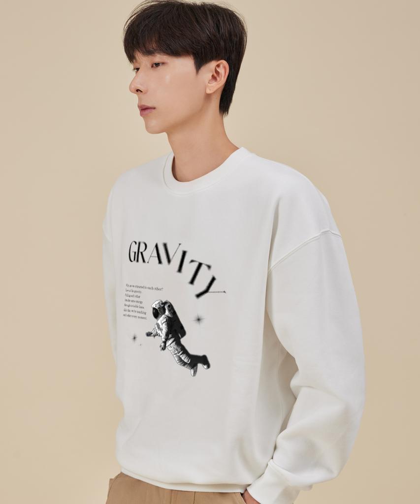 ASTRAL PROJECTION Astronaut Loose Fit Sweatshirt_White
