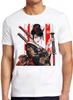 Japanese Ninja Geisha Samurai Girl Manga Meme Joke Funny Retro Mens Womens Unisex Cartoon Anime Top Gift Tee T Shirt 2356