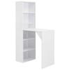 Day and Night - Day and Night Bar Table with White Shelf 115x59x200 Cm