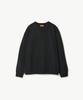 STCO Poly Knit Sweatshirt Black (Semi-Oversized Fit)_Swiwa01Nsb