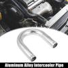X AUTOHAUX Intercooler Pipe Air Intake Tube Air Intake Tube Aluminum Alloy 180 Degree