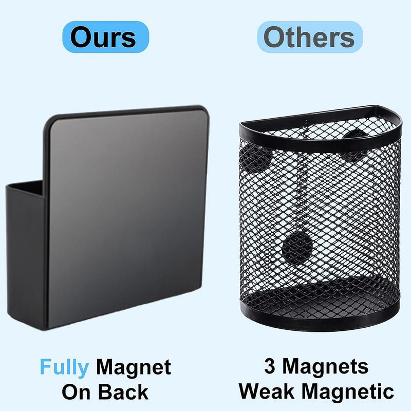 Magnetic Pencil Holder Magnetic Cup Locker Organizer Fridge Pen Holder Storage Organizer Marker Holder for Refrigerator Dry