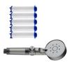 5 Sprays Mode Power Washing Shower Head with Universal Connector and Long Service  Meltblown Filter