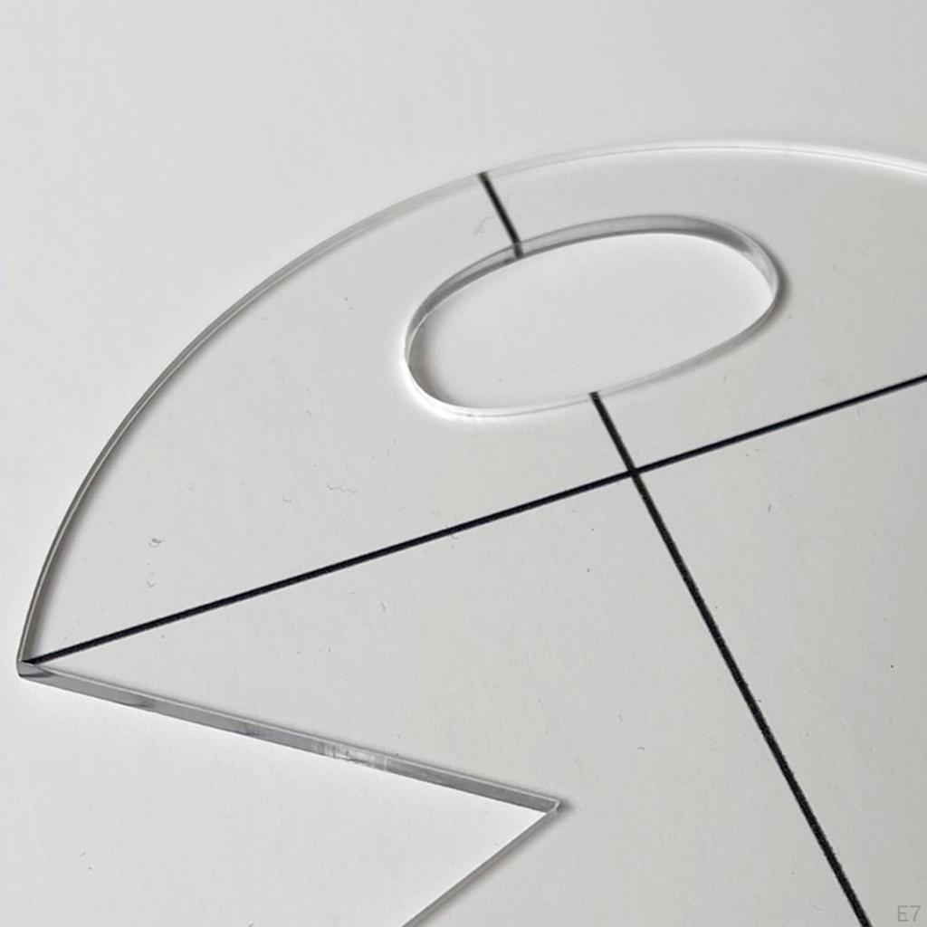 Basket Template for Sewing Patchwork Ruler DIY Craft Acrylic Quilting