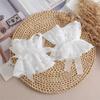 Elegant Lace Jabot Collar Detachable Hollow Design Wrist Cuffs Victorian Style Cosplay Accessory For Women Party Costume