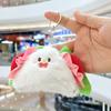 Cute Hamburgers French Fries Delicious Food Pendant Plush Stuffed Toy Doll Bag Pendant Keychain Jewelry Accessory Decoration