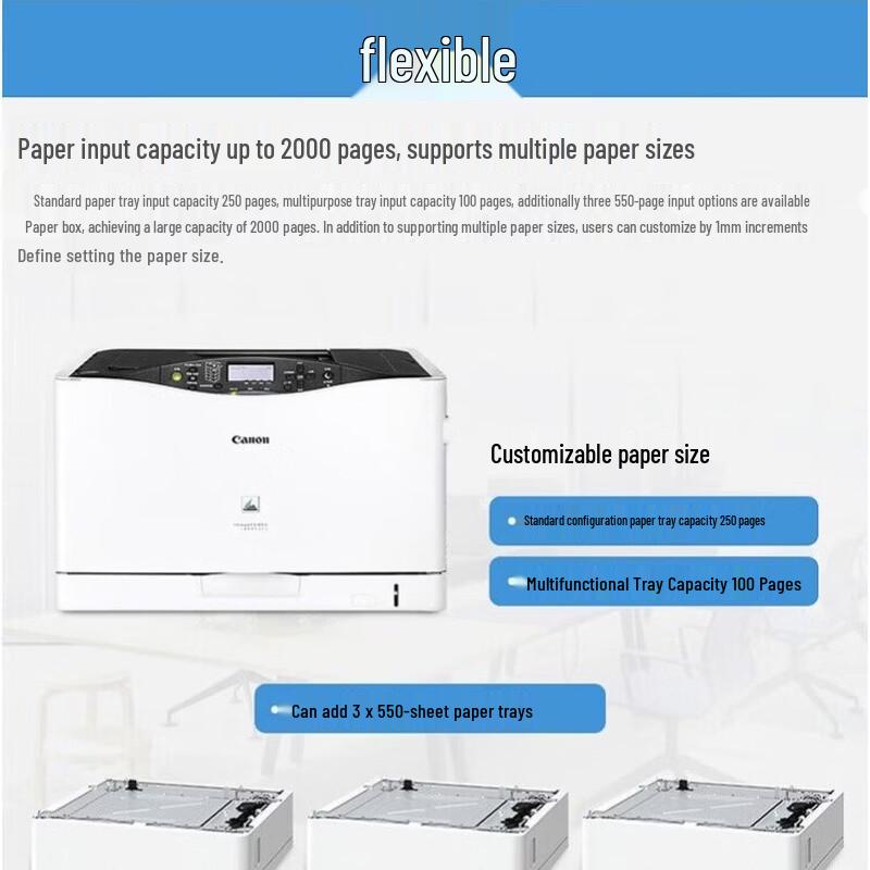 Canon LBP843Cx A3 Color Laser Printer CN Plug (adapter Included)
