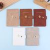 1Pc Id Holder With Airplane Clasp Pu Leather Travel Passport Cover Multiple Card Slots Passport Holder Unisex Travel Organizer