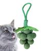 Cat Games for Cats Grape Shaped Chew Toys Indoor Play Calming Cat Toy Active Play At Home