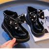 Girls Children's Boots Butterfly Knot Princess Boots 2024 Autumn/Winter New Baby Anti Slip Comfortable Waterproof Short Boots