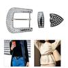 1pc/2pcs/3pcs Diamond Belt Buckle Elevates Look of Traditional Trousers and Costume Closure Belt Buckle Replacements