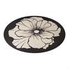 Round Area Rug, Cleanable Soft Carpet, Living Room Bedroom, Vintage Design LB60C1 60cm