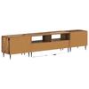 3 Piece LED TV Cabinet ZWOLLE Reclaimed Wood Engineered Wood