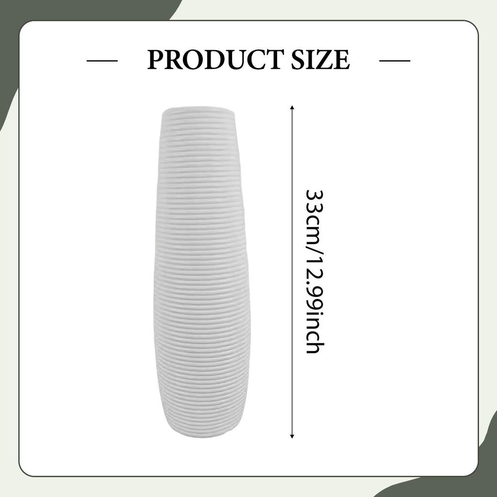 Vysoká váza Stylová na větve Sušené květiny Rustikální dárek Minimalistická váza na květiny pro obývací pokoj na statku Svatba