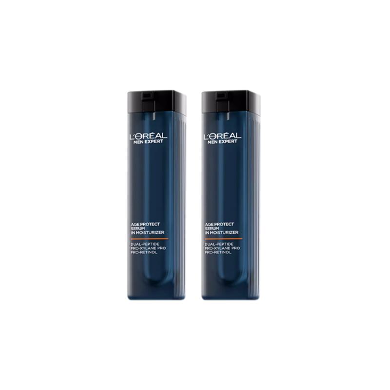 Loreal Paris Мужская Молодость Кожи, Увлажняющая и Восстанавливающая Подарок на День Рождения для Парня LOreal Mens Youth Укрепляющая Эссенция -50мл2 коричневый