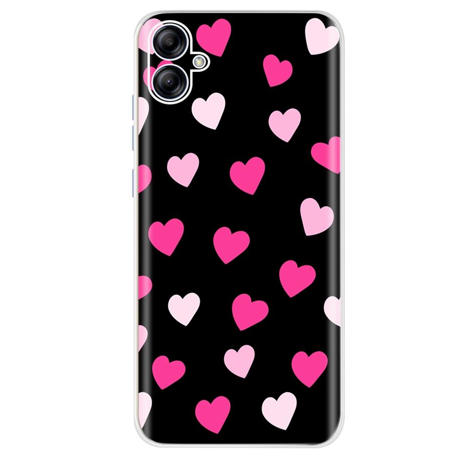 For Samsung Galaxy A04e A04 A04S 2022 Cute Printing Phone Case For SamsungA04 A 04 04e SM-A042F A045F Soft Silicone TPU Cases