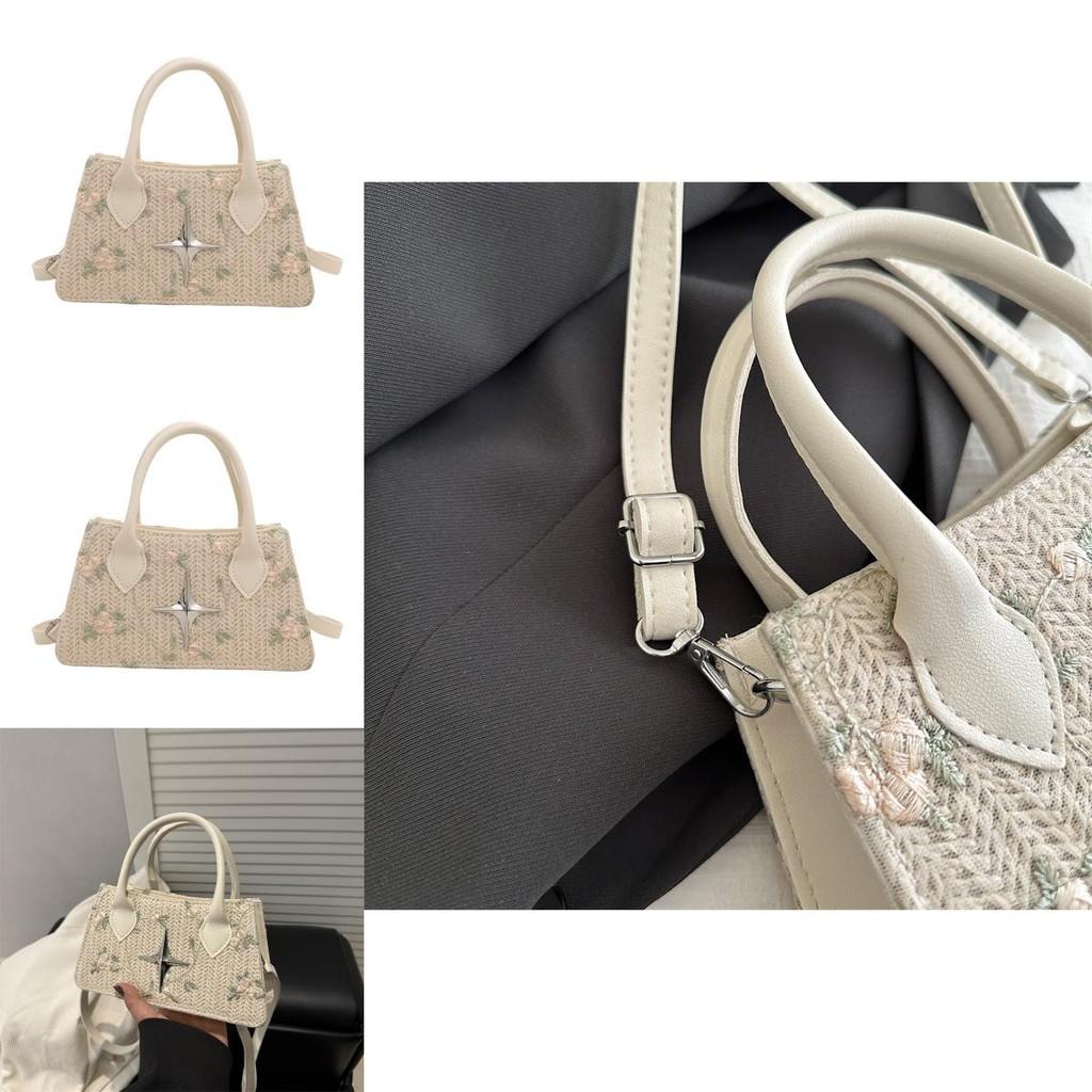 Fashion Womens Woven Pu Small Shoulder Bag With Zipper Closure For Daily Use