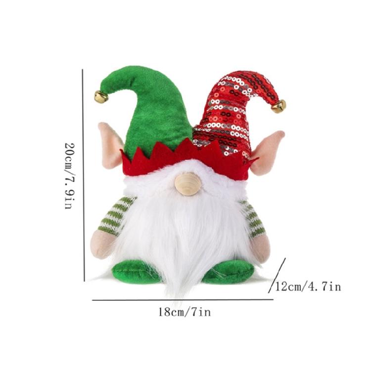 Christmas Gnomes Plush Decorations Glowing Swedish Tomtes Ornament for Holiday
