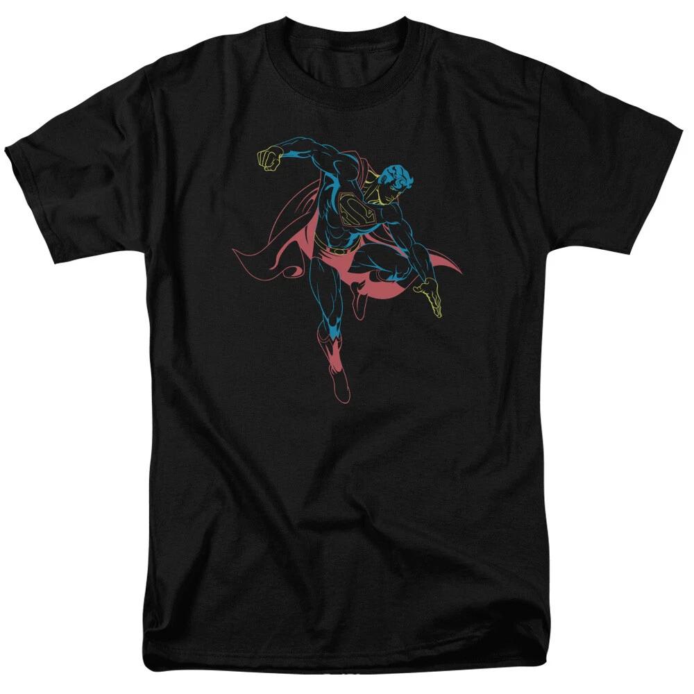 Superman  Neon Superman  T-Shirt - Regular or Tank - to 6X 4XL