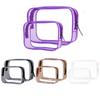 PVC Transparent Travel Cosmetic Bag - Large Capacity, Waterproof, Portable Storage with High-End Feel