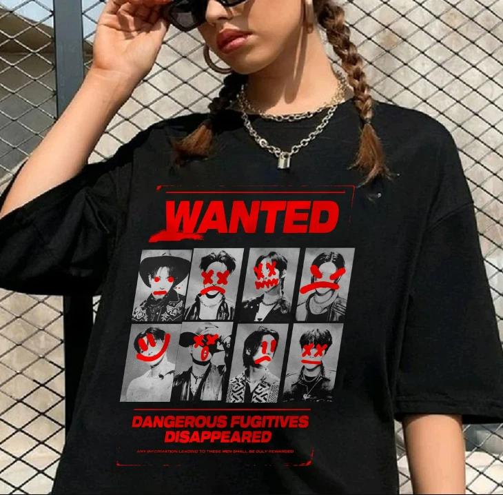 Ateez Wanted Shirt, Ateez Fanart Shirt, Ateez The Third World Tour Shirt 4XL