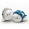 Cute Cartoon Seal Plush Keychain Lovely Sea Animal Plushie with Metal Buckle Soft Cartoon Stuffed Animal Doll Plush Keyring Charms Backpack Pendant