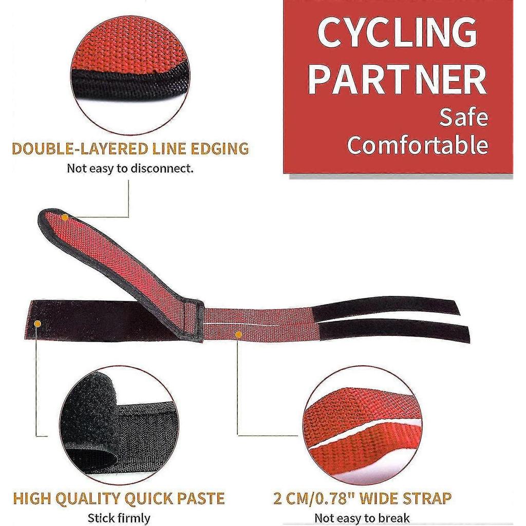 Bike Pedal Straps Pedal 2 Pieces Universal Bicycle Feet Strap Pedal Straps Toe Clips Straps Tape For Fixed Gear Bike