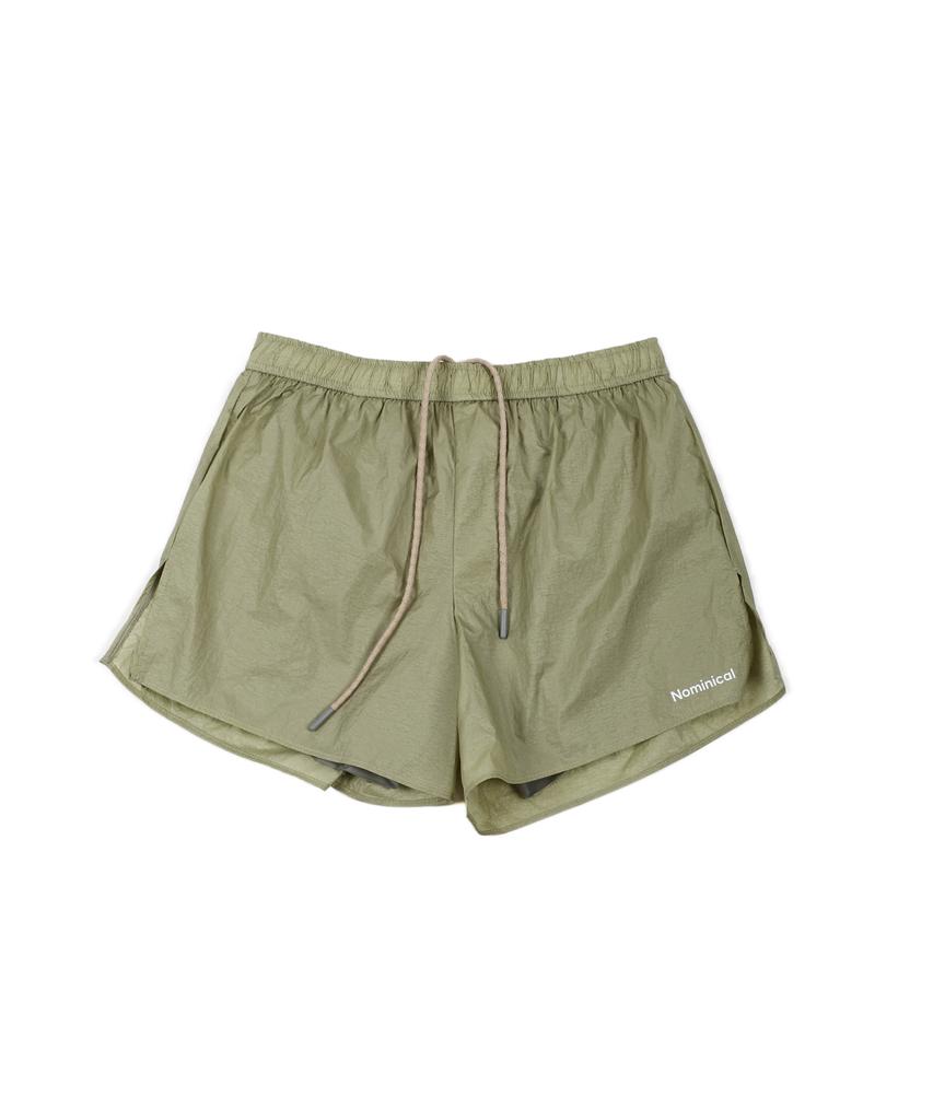 NOMINICAL Aerozest Lightweight Nylon Running Shorts (Black)