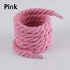 New 8mm Thick Round Laces Precision Woven High-quality Shoelaces Sneakers Boots Shoelace 100cm/120cm/140cm/160cm