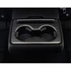 For Mazda CX-5 2017-2021 Black steel Rear Water Cup Holder Frame Cover Trim